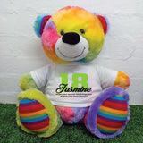 Rainbow Bear 30cm – 18th Birthday Personalised Shirt