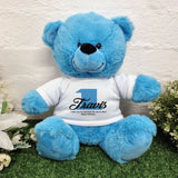 Bright Blue Bear 40cm 1st Birthday Shirt
