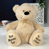 40cm Zipper Bear for Mothers Day with Message on Feet
