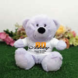 Personalised 80th Birthday Gift Bear – 23cm Lavender Keepsake Teddy