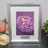 Baby Personalised Silver Photo Frame
