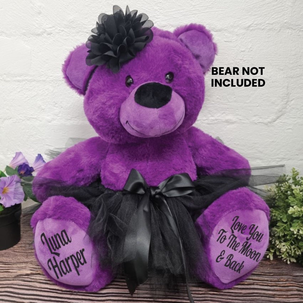 Ballerina Tutu & Flower Headband Add-On for 40cm Bear