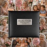 Black Glamour Album 200 Photos 30x25cm Grandma