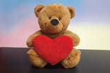 Brown Bear 40cm Nanna with Message on Heart
