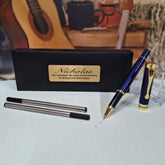 Personalised Ball Point Pen Set for 100th Birthday with Message On Plaque