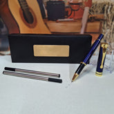 Personalised Cobalt Blue Pen Set Birthday