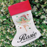 Christmas Stocking – Personalised Christmas Fairy Design