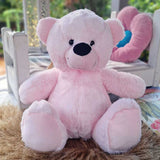 Light Pink Bear 40cm – Custom Message on Feet