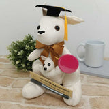 Signature Kangaroo with Graduation Hat and Personalised Badge – Graduation Personalised