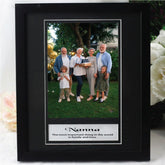 Nanna Photo Frame – Personalised Black 6x8 inch