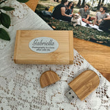 Personalised USB flash drive 64GB with Bamboo Box