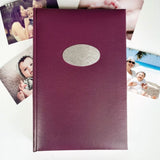 Our Wedding Day Album Rose Glamour 300 Photo Personalised