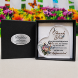 Customised "Thank You" Heart Acrylic Keepsake Gift Box