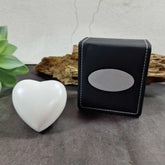 Personalised 70mm Memorial Heart White Urn Gift Boxed