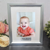 Baptism Personalised Silver Photo Frame