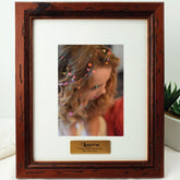 Birthday Personalised Mahogany Timber Photo Frame