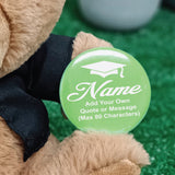 Capybara Graduation Plush 25x15cm Personalised Badge
