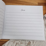 Personalised Guest Book White with Butterflys 22x19.5cm – 16th Birthday