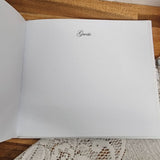 Personalised Guest Book White with Butterflys 22x19.5cm – 16th Birthday