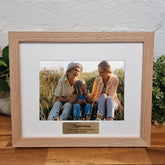 Personalised Natural Timber Photo Frame for Nanna