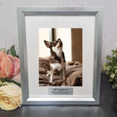 Pet Memorial Personalised Silver Photo Frame