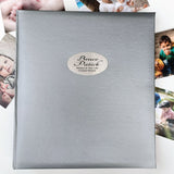 Silver Glamour Album 500 Photos Grandma Plaque