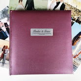 Wedding Album Rose 200 Photo with Plaque