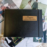 Pet Memorial Brag Book 5x7 Inscription for Plaque