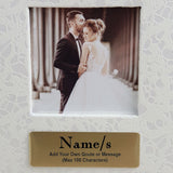 Personalised Memorial Lace Glamour Photo Album – Holds 300 Photos