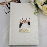 Lace Glamour Album 300 Photos Wedding with Plaque Inscription