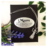 Personalised Angel Memorial Cremation Ashes Necklace & Keepsake Gift Box