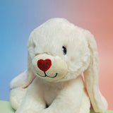 Baptism White Bunny Love Plush 22cm with Personalised Ears