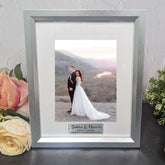 Wedding Personalised Silver Photo Frame