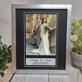 Wedding Photo Frame – Personalised Silver 6x8 inch