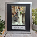 Wedding Photo Frame – Personalised Silver 6x8 inch