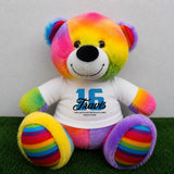 Rainbow Bear 40cm – Personalised 16th Birthday