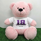 Light Pink Bear 30cm – 18th Birthday Personalised Shirt
