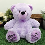 40cm Lavender Bear Christening Personalised Gift