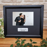 30th Birthday Personalised Black Photo Frame