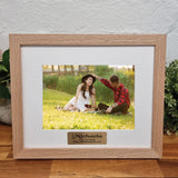 Personalised Natural Timber Photo Frame for 30th Birthday