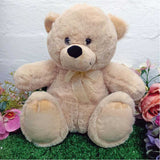 Memorial Gift Bear 30cm Beige with Message on Feet