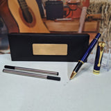 Personalised Cobalt Blue Pen Set Birthday