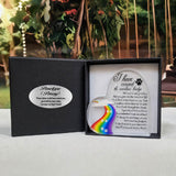 Pet Memorial Rainbow Bridge Heart Acrylic Gift Box Personalised