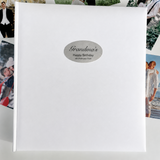 White Glamour Album 500 Photos for Grandma