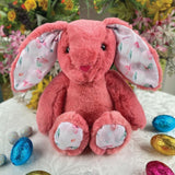 27cm Easter Bunny Plush Toy Personalised on Ears and Feet
