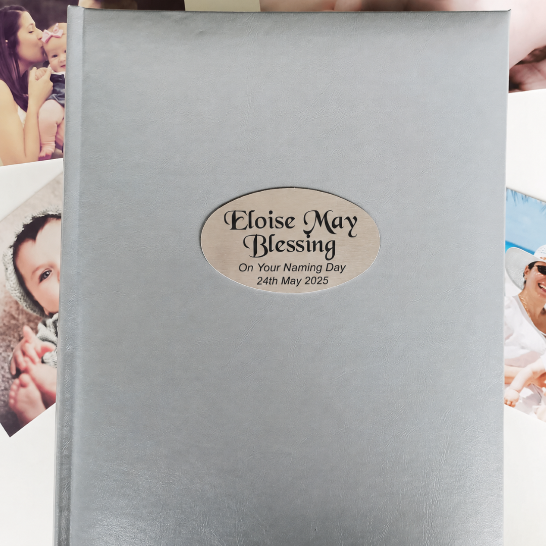 Your Naming Day Silver Glamour Album 300 Photos