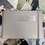 Silver Brag Book 5x7 Naming Day Inscription for Plaque