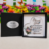 Teacher Appreciation Thank You Personalised Heart Acrylic Keepsake Gift Box