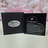 Valentine's Day Personalised "To My Man" Heart Acrylic Gift Box
