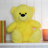 Yellow Bear 30cm Anniversary Message on Feet